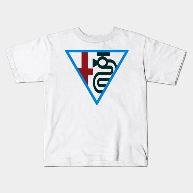 Minimal triangular logo of an Italian carmaker Kids T-Shirt by bobdijkers